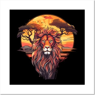 Lion Safari Animal Beauty Nature Wildlife Discovery Posters and Art